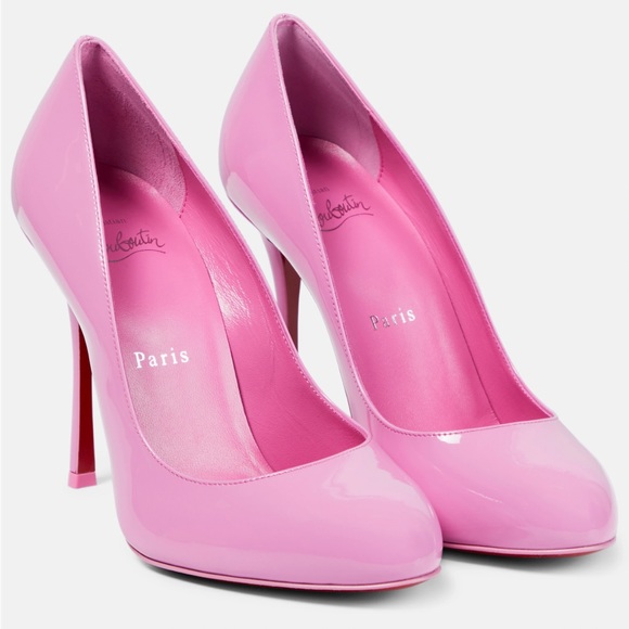 Christian Louboutin Shoes - Christian Louboutin Pink Dolly Patent Leather Pumps Size 39 Barbie